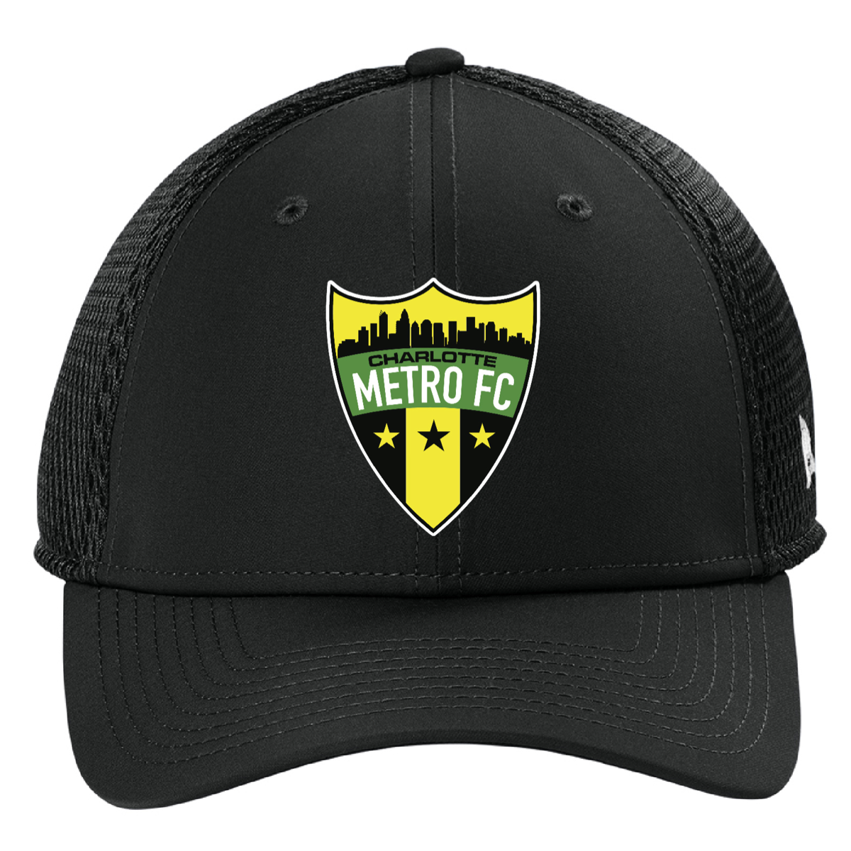 New Era® 39THIRTY® Performance Stretch Mesh Cap w/ PVC Patch