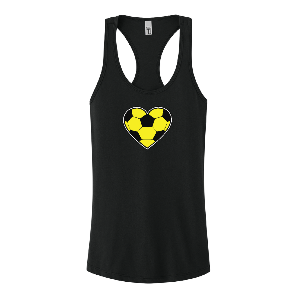 Metro FC Women's Soccer Heart Racerback Tank