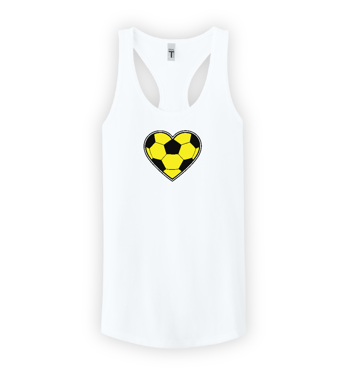 Metro FC Women's Soccer Heart Racerback Tank