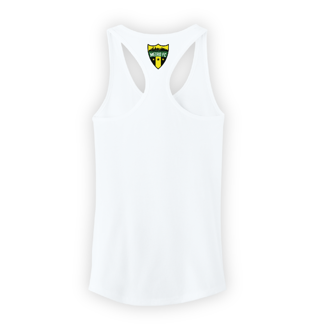 Metro FC Women's Soccer Heart Racerback Tank