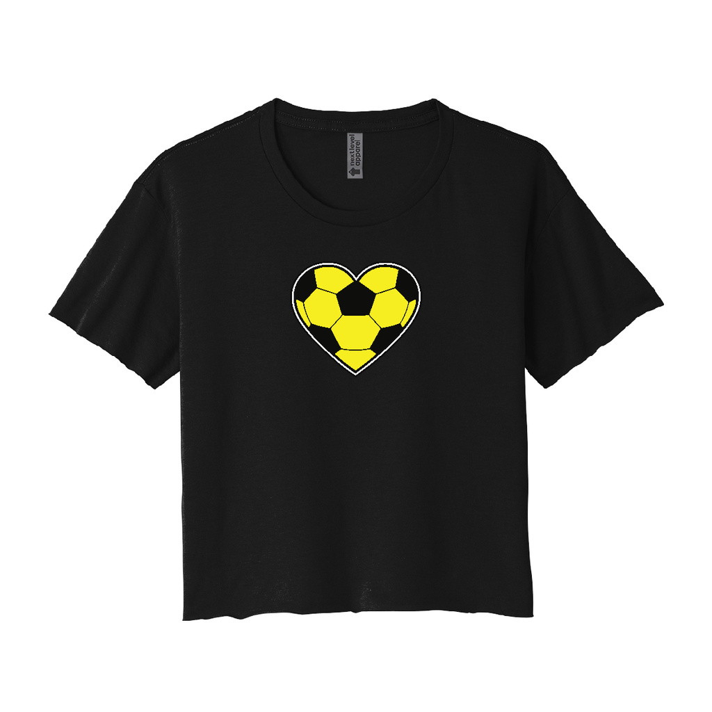 Metro FC Women's Soccer Heart Crop T-Shirt