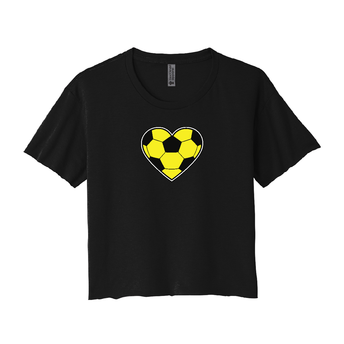Metro FC Women's Soccer Heart Crop T-Shirt