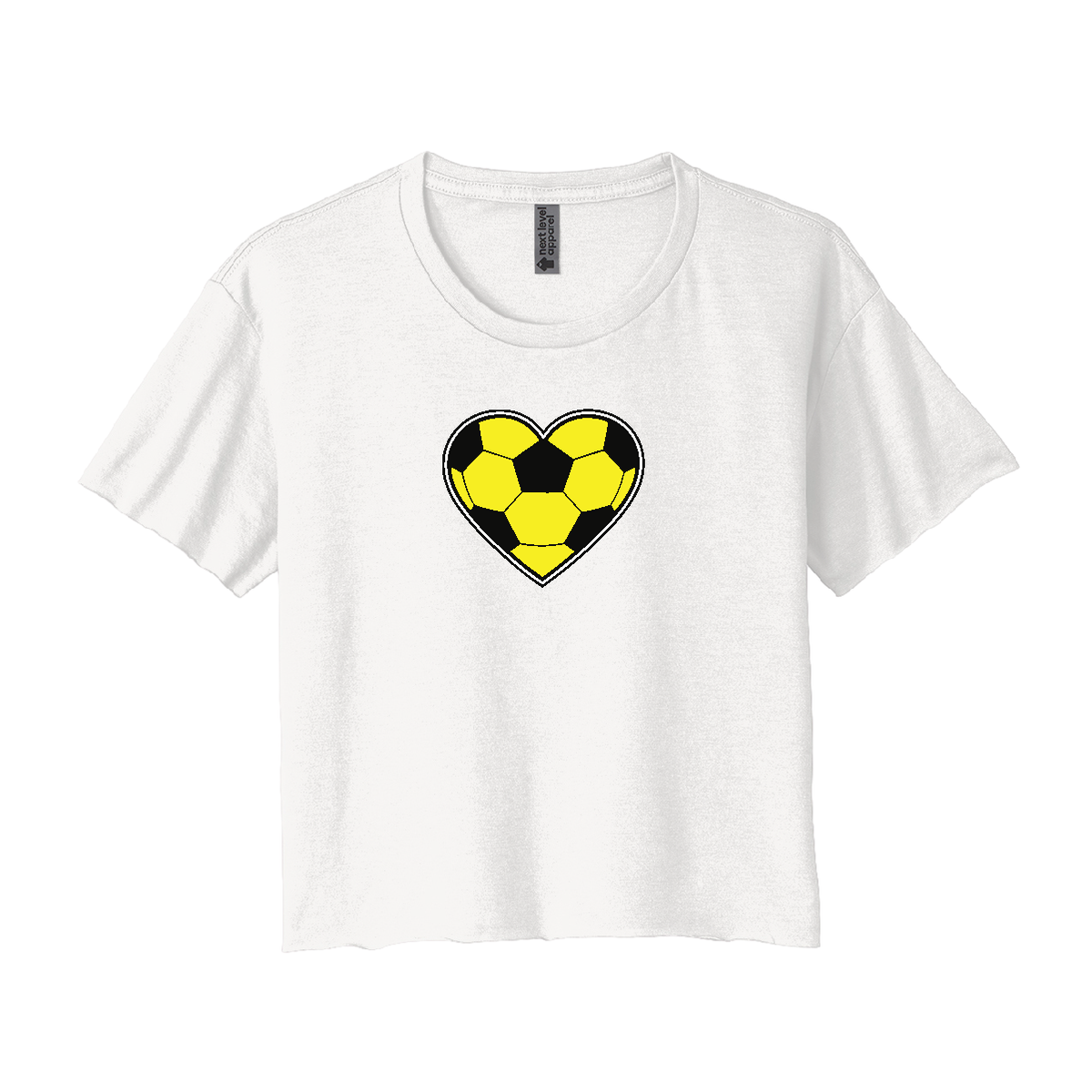 Metro FC Women's Soccer Heart Crop T-Shirt